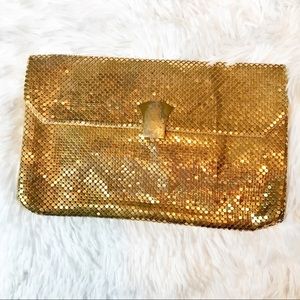 Vintage Whiting & Davis Gold Mesh Clutch